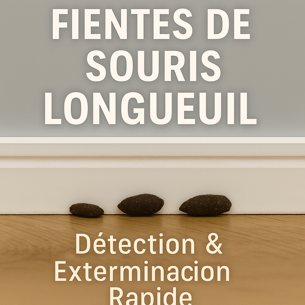 Détection fientes souris rongeurs Longueuil inspection professionnelle extermination