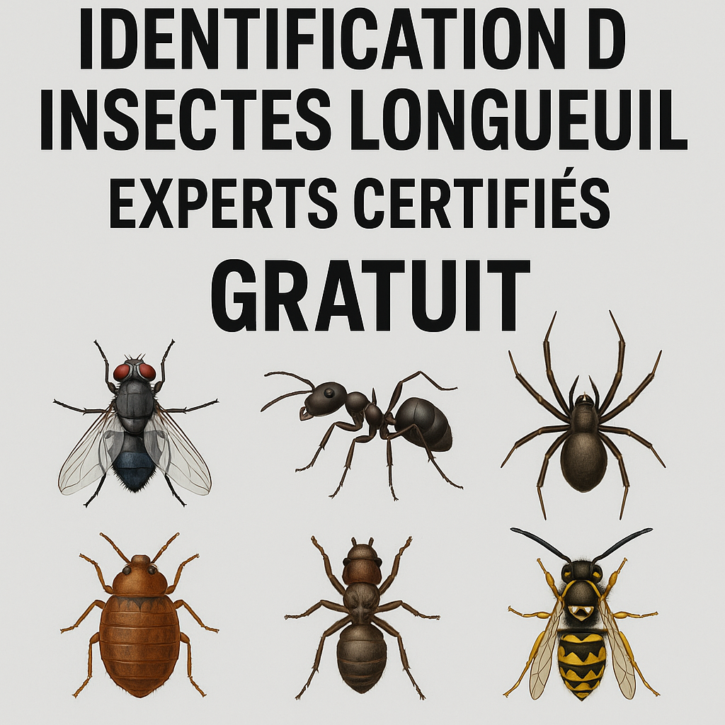 Expert certifié identification insectes Longueuil inspection professionnelle détection espèces