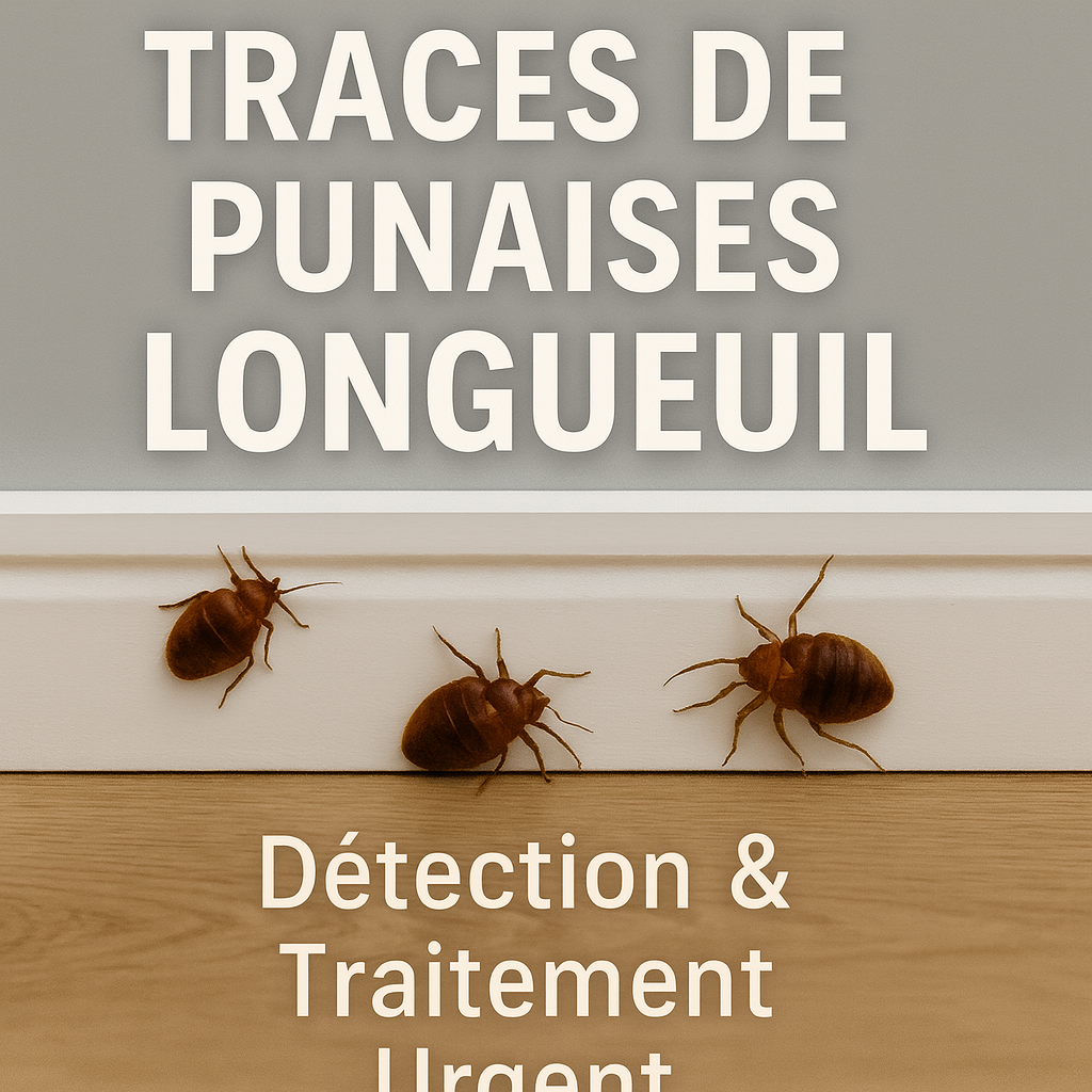 Détection traces punaises lit Longueuil inspection professionnelle matelas draps
